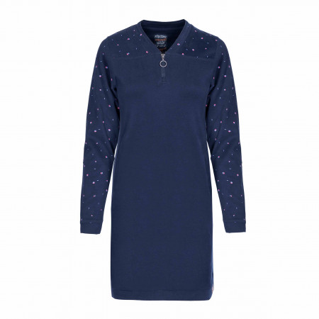 SALE % | s'questo | Kleid - Regular Fit - Dots | Blau online im Shop bei meinfischer.de kaufen