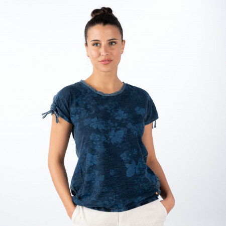 SALE % | s'questo | T-Shirt - Loose Fit - Wash-Out | Blau online im Shop bei meinfischer.de kaufen