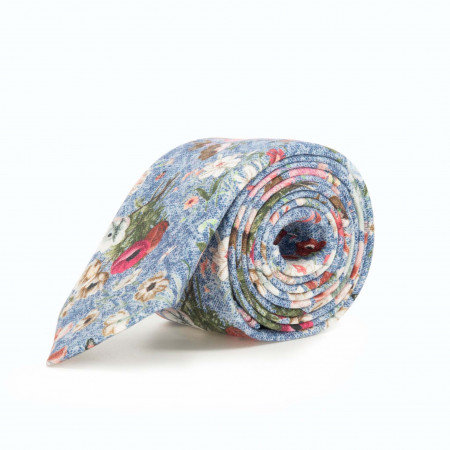 SALE % | Seidenfalter | Krawatte - Seide | Blau online im Shop bei meinfischer.de kaufen