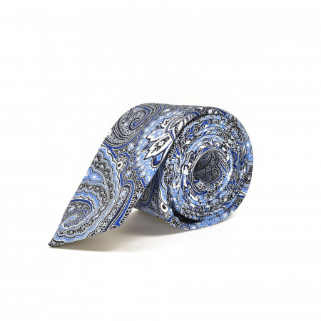 SALE % | Seidenfalter | Krawatte - Paisley | Blau online im Shop bei meinfischer.de kaufen