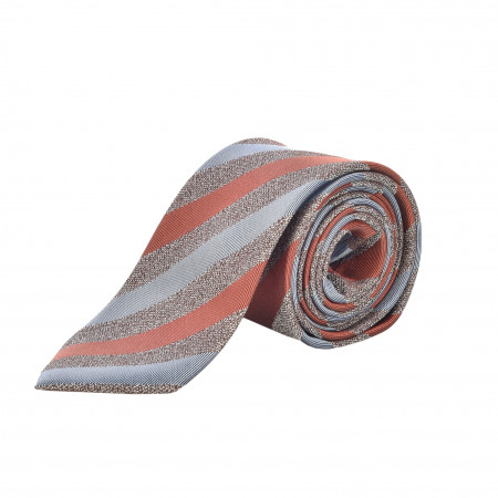 SALE % | Seidenfalter | Krawatte - Stripes | Orange online im Shop bei meinfischer.de kaufen