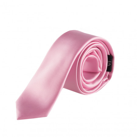 SALE % | Seidenfalter | Krawatte - uni - 5cm | Rosa online im Shop bei meinfischer.de kaufen
