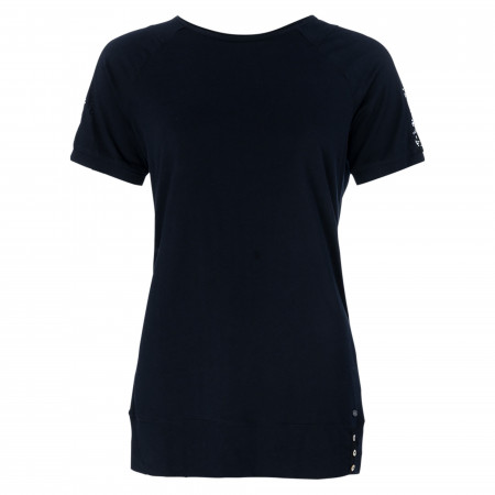 SALE % | s'questo | T-Shirt - Regular Fit - Spitze | Blau online im Shop bei meinfischer.de kaufen