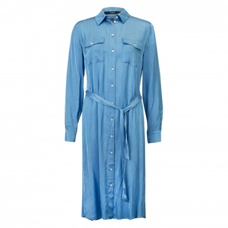 SALE % |  | Kleid - Regular Fit - Seiden-Optik | Blau online im Shop bei meinfischer.de kaufen