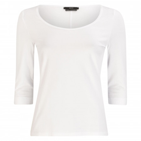SALE % |  | Shirt - Regular Fit - 3/4-Arm | Weiß online im Shop bei meinfischer.de kaufen