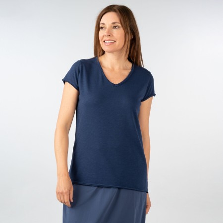 SALE % | Smith & Soul | T-Shirt - Regular Fiit - V-Neck | Blau online im Shop bei meinfischer.de kaufen