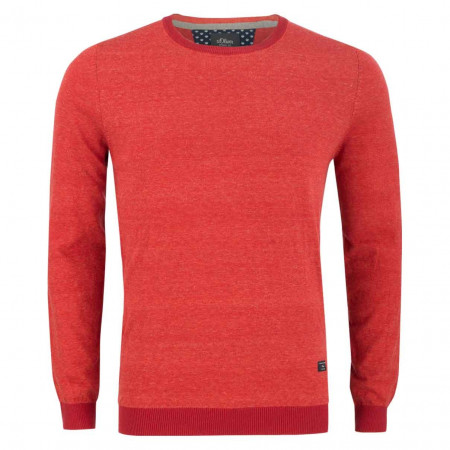 SALE % | s.Oliver | Pullover - Regular Fit - Stripes | Rot online im Shop bei meinfischer.de kaufen