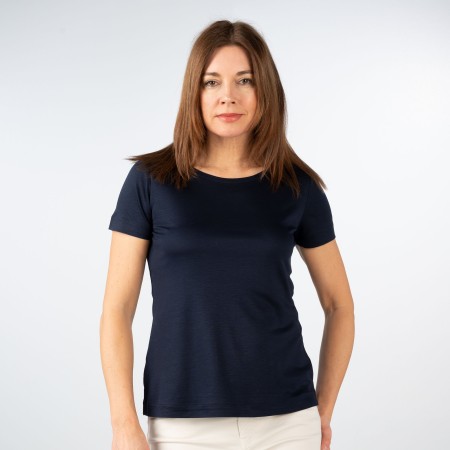 SALE % | s.Oliver BLACK LABEL | T-Shirt - Regular Fit - Kurzarm | Blau online im Shop bei meinfischer.de kaufen