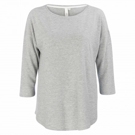 SALE % | Q/S designed by | T-Shirt - Loose Fit - 3/4 Arm | Grau online im Shop bei meinfischer.de kaufen
