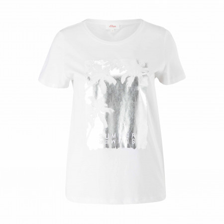 SALE % |  | Shirt - Regular Fit  - Print | Weiß online im Shop bei meinfischer.de kaufen