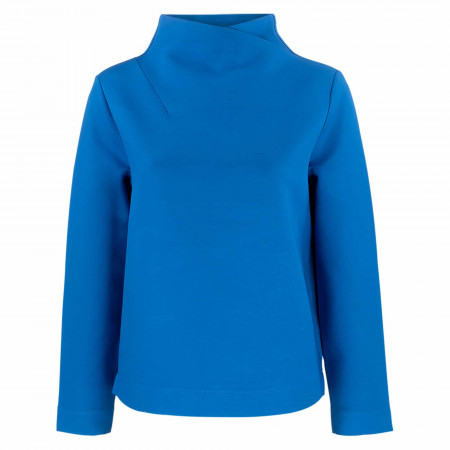 SALE % | s.Oliver BLACK LABEL | Sweatshirt - Loose Fit - Turtleneck | Blau online im Shop bei meinfischer.de kaufen