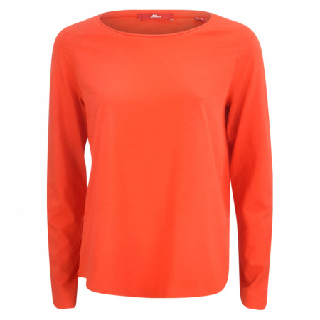 SALE % | s.Oliver | Shirt - Loose Fit - unifarben | Rot online im Shop bei meinfischer.de kaufen