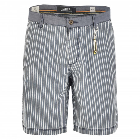 SALE % | s.Oliver | Shorts - Loose Fit - Stripes | Blau online im Shop bei meinfischer.de kaufen