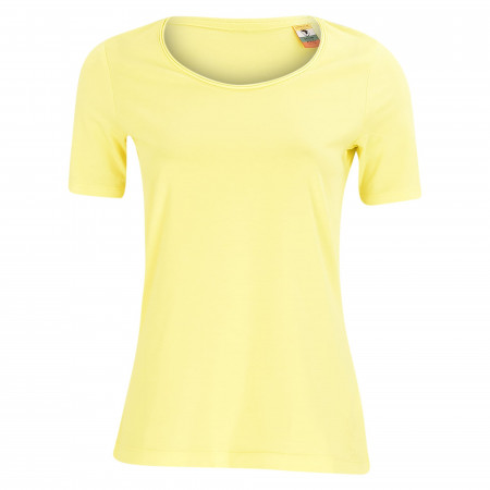 SALE % | s.Oliver | T-Shirt - Regular Fit - unifarben | Gelb online im Shop bei meinfischer.de kaufen