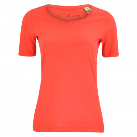 SALE % | s.Oliver | T-Shirt - Regular Fit - unifarben | Rot online im Shop bei meinfischer.de kaufen