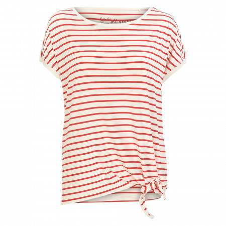 SALE % | s.Oliver | T-Shirt - Loose Fit - Stripes | Rot online im Shop bei meinfischer.de kaufen