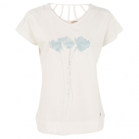 SALE % | s'questo | T-Shirt - Comfort Fit - Rückenausschnitt | Weiß online im Shop bei meinfischer.de kaufen