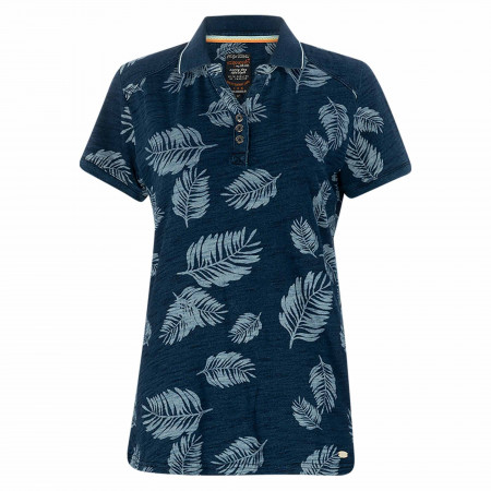 SALE % | s'questo | Poloshirt - Regular Fit - Alloverprint | Blau online im Shop bei meinfischer.de kaufen