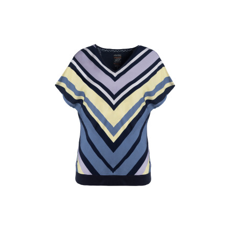 SALE % | s'questo | Shirt - Regular Fit - Muster | Blau online im Shop bei meinfischer.de kaufen