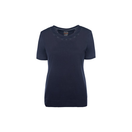 SALE % | s'questo | Shirt - Regular Fit - Material-Mix | Blau online im Shop bei meinfischer.de kaufen