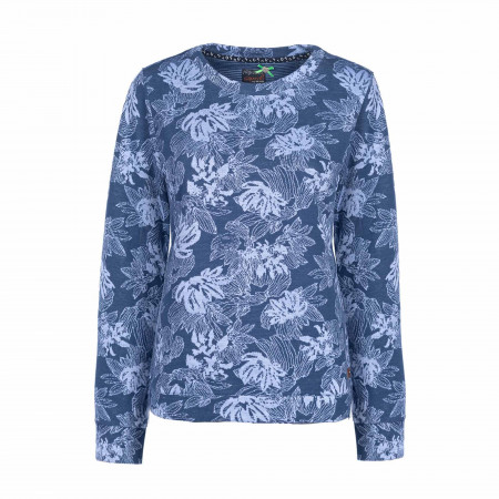 SALE % | s'questo | Sweater - Regular Fit - Allover-Print | Blau online im Shop bei meinfischer.de kaufen