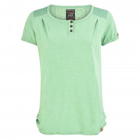 SALE % | s'questo | T-Shirt - Regular Fit - unifarben | Grün online im Shop bei meinfischer.de kaufen