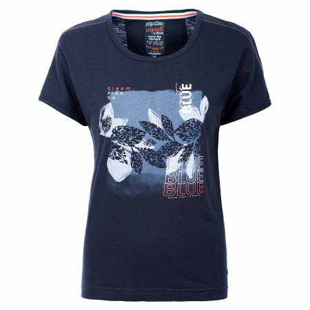 SALE % | s'questo | Shirt -Regular Fit - Print | Blau online im Shop bei meinfischer.de kaufen