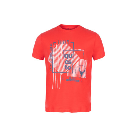 SALE % | QUESTO SAVAGE | Shirt - Regular Fit - Print | Rot online im Shop bei meinfischer.de kaufen