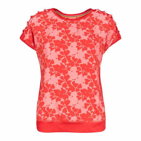 SALE % | s'questo | Bluse - Regular Fit - Print | Rot online im Shop bei meinfischer.de kaufen