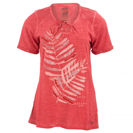 SALE % | s'questo | T-Shirt - Regular Fit - Strassprint | Rot online im Shop bei meinfischer.de kaufen