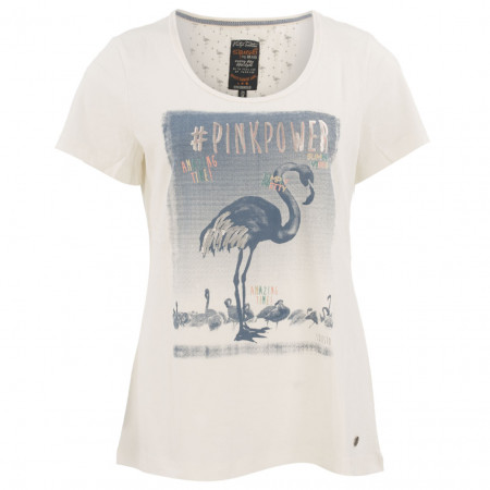SALE % | s'questo | T-Shirt - Regular Fit - Print | Weiß online im Shop bei meinfischer.de kaufen