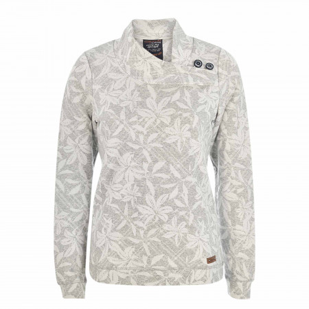 SALE % | s'questo | Sweater - Regular Fit - Blumenprint | Grau online im Shop bei meinfischer.de kaufen
