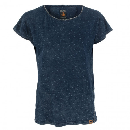 SALE % | s'questo | T-Shirt - Regular Fit - Minicheck | Blau online im Shop bei meinfischer.de kaufen