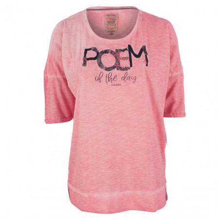 SALE % | s'questo | T-Shirt - oversized - Cold-dyed-Optik | Rosa online im Shop bei meinfischer.de kaufen