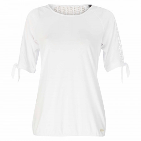 SALE % | s'questo | T-Shirt - Regular Fit - Unifarben | Weiß online im Shop bei meinfischer.de kaufen