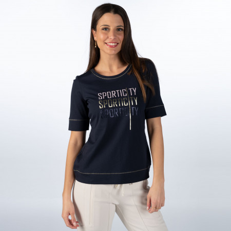 SALE % | Sportalm | T-Shirt - Regular Fit - Liana | Blau online im Shop bei meinfischer.de kaufen