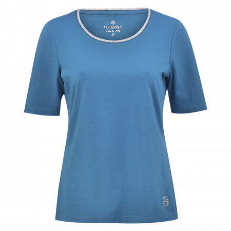 SALE % | Sportalm | T-Shirt - Regular Fit - Crewneck | Blau online im Shop bei meinfischer.de kaufen