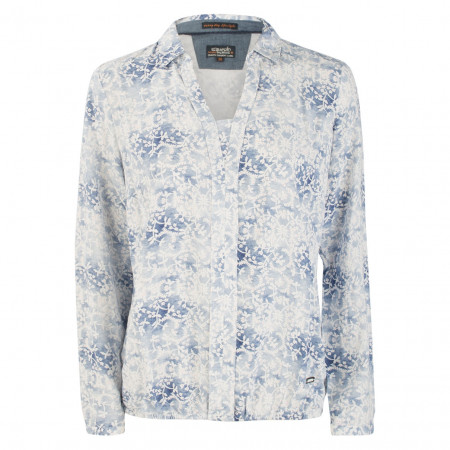 SALE % | s'questo | Bluse - Regular Fit - Floral | Blau online im Shop bei meinfischer.de kaufen