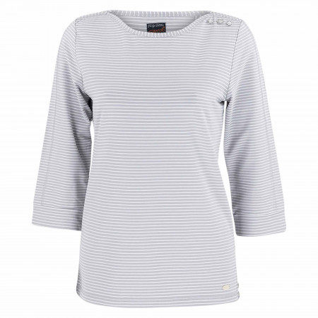 SALE % | s'questo | Sweatshirt - Regular Fit - Ringel | Grau online im Shop bei meinfischer.de kaufen
