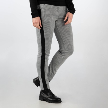 SALE % | s'questo | Sweatpants - Regular Fit - Hahnentritt | Grau online im Shop bei meinfischer.de kaufen