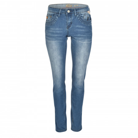 SALE % | s'questo | Jeans - Straight Fit - Mona | Blau online im Shop bei meinfischer.de kaufen