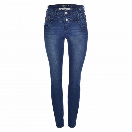 SALE % | s'questo | Jeans - Straight Fit - Mia | Blau online im Shop bei meinfischer.de kaufen