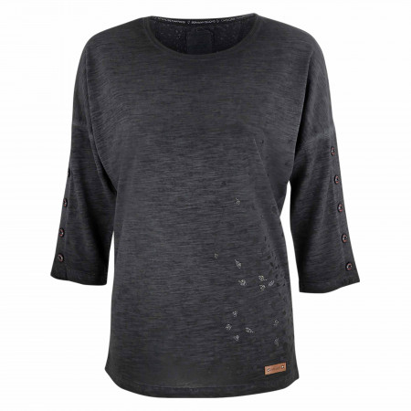 SALE % | s'questo | T-Shirt - Regular Fit - 3/4-Arm | Schwarz online im Shop bei meinfischer.de kaufen