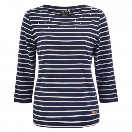 SALE % | s'questo | Shirt - Loose Fit - Stripes | Blau online im Shop bei meinfischer.de kaufen