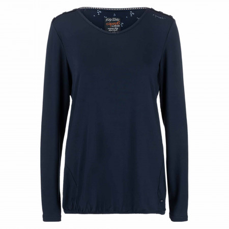 SALE % | s'questo | Shirt - Regular Fit - unifarben | Blau online im Shop bei meinfischer.de kaufen