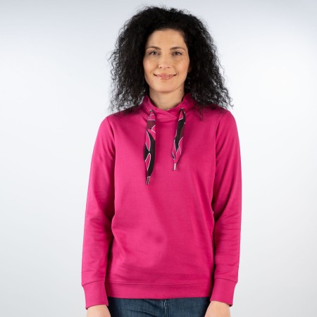 SALE % | s'questo | Sweatshirt - Loose Fit - Stehkragen | Pink online im Shop bei meinfischer.de kaufen