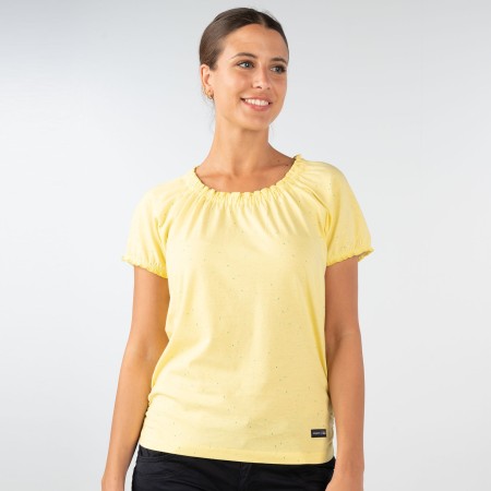 SALE % | s'questo | T-Shirt - Regular Fit - Dots | Gelb online im Shop bei meinfischer.de kaufen