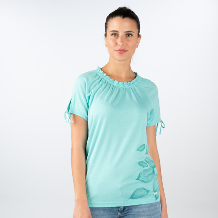 SALE % | s'questo | T-Shirt - Regular Fit - Print | Blau online im Shop bei meinfischer.de kaufen