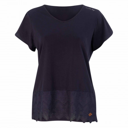 SALE % | s'questo | T-Shirt - Regular Fit - V-Neck | Blau online im Shop bei meinfischer.de kaufen