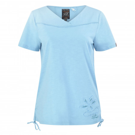 SALE % | s'questo | T-Shirt - Loose Fit - V-Neck | Blau online im Shop bei meinfischer.de kaufen